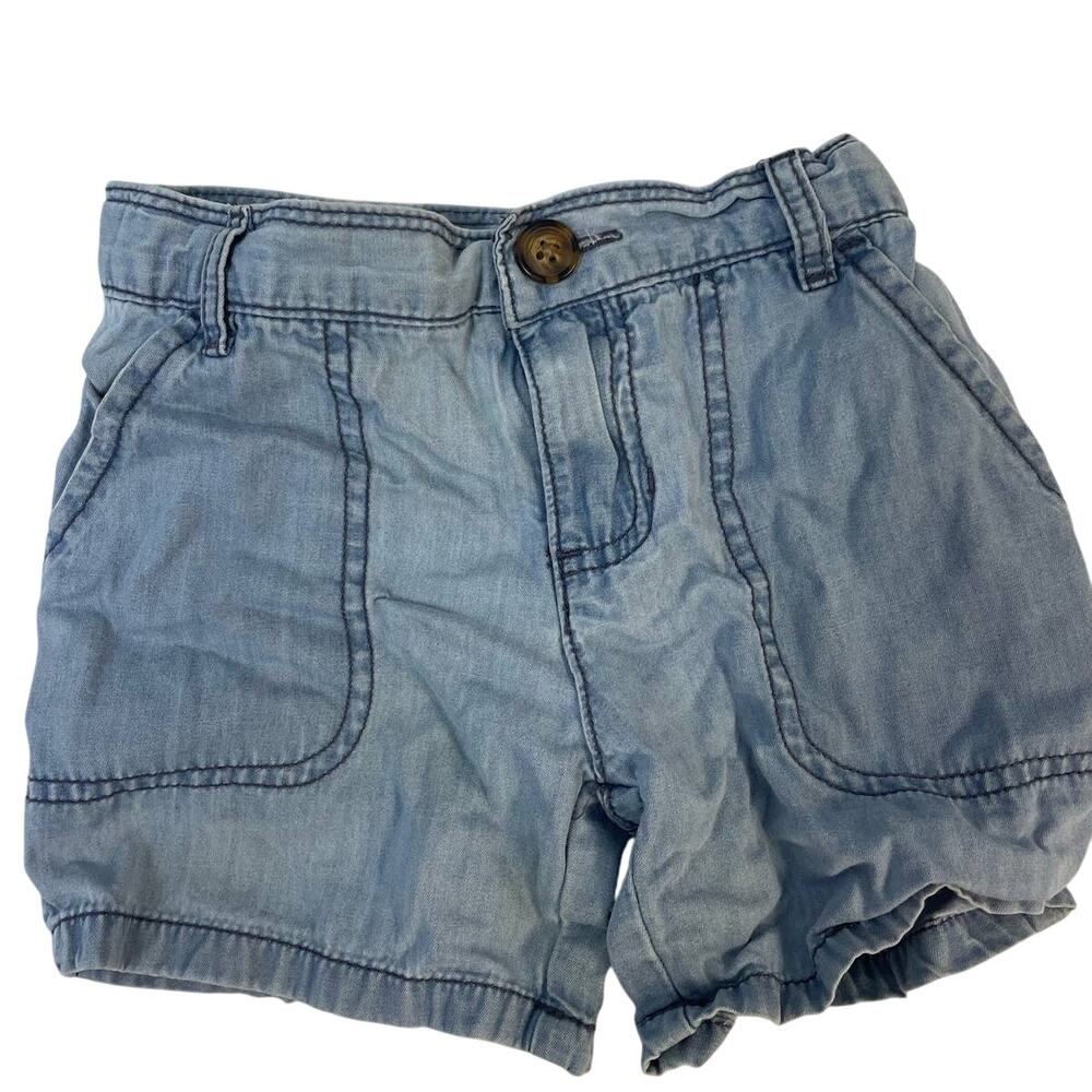 Carters Nike Old Navy Cat & Jack 4T 5T Athletic Khaki Denim Shorts T-Shirt Lot - Picture 6 of 8